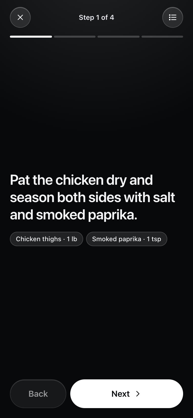 Cheffi: Cook without squinting